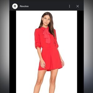 Jolene Red Berry Romper by BCBG